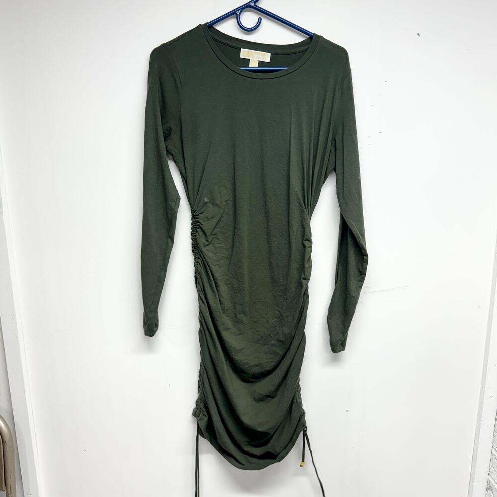 Michael Michael Kors Women Long Sleeved Green Dress Size Medium